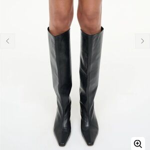 STAUD Black Over the Knee Boots